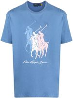 Polo Ralph Lauren t-shirt en coton à logo imprimé - Bleu - thumbnail