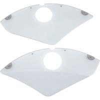 Hesling Lucra jasbeschermer set 28/5 transparant 13mm - metalen spatborden