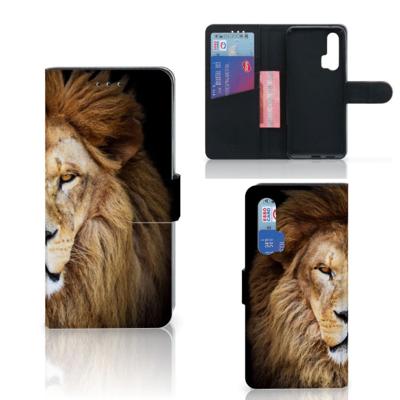Honor 20 Pro | Telefoonhoesje | Met pasjeshouder | Leeuw