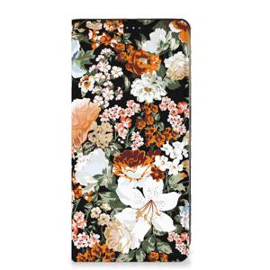 Smart Cover voor Nothing Phone (2) Dark Flowers