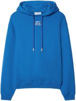 Off-White hoodie en coton à motif Arrow brodé - Bleu - thumbnail