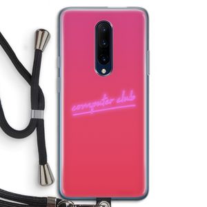 Vice Glow: OnePlus 7 Pro Transparant Hoesje met koord