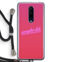Vice Glow: OnePlus 7 Pro Transparant Hoesje met koord