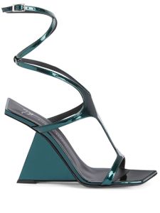 Giuseppe Zanotti sandales Tutankamon 105 mm en cuir - Vert