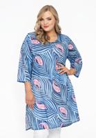 Yoek Tuniek PAISLEY | Blauw | Maat 46/48