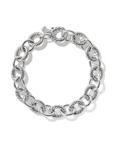 David Yurman bracelet en argent sterling à maillons ovales