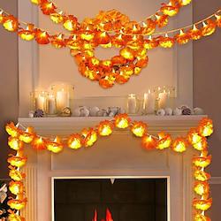 Halloween Led Fairy Lichtslingers 1.5M 10Leds 3M 20Leds Batterij Aangedreven Waterdicht Huis Balkon Tuin Halloween Feestdecoratie Vakantie Hanglicht Lightinthebox