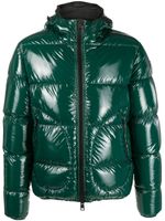 Herno veste en cuir à fini poli - Vert