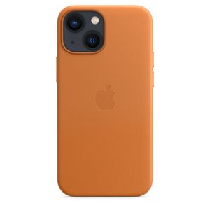 Apple origineel Leather MagSafe Case iPhone 13 Mini Golden Brown - MM0D3ZM/A