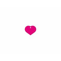 Naamplaatje Imarc Heart Roze