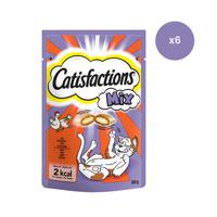 Catisfactions kattensnacks met kip/eend - kattensnoepjes - 60g x 6 - thumbnail