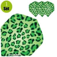 Designa Luipaard Dartflights - Groen