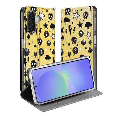 Punk Yellow Stand Case Hoesje Samsung Galaxy A17