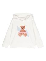 Palm Angels Kids hoodie en jersey à imprimé graphique - Blanc - thumbnail