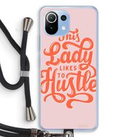 Hustle Lady: Xiaomi Mi 11 Lite Transparant Hoesje met koord