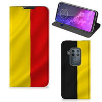 Motorola One Zoom Standcase Belgische Vlag - thumbnail