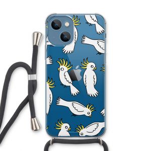 Papegaai: iPhone 13 Transparant Hoesje met koord