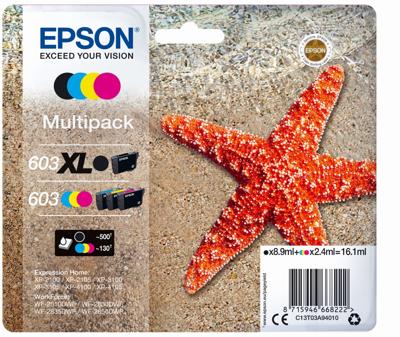 Epson603XL Cartridges Combo Pack Inkt