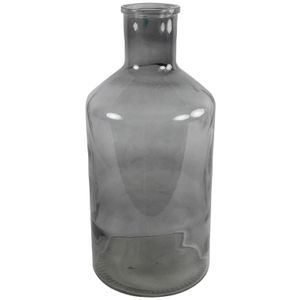 Countryfield vaas - smoke grijs - glas - XXL fles - D24 x H52 cm   -