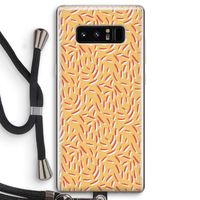 Camouflage: Samsung Galaxy Note 8 Transparant Hoesje met koord