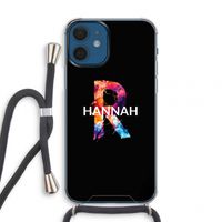 Abstract Spectrum: iPhone 12 mini Transparant Hoesje met koord