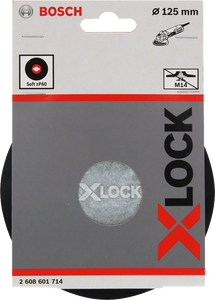 Bosch Accessoires X-LOCK Steunschijf voor fiberschijven 125 mm soft - 1 stuk(s) - 2608601714