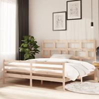 Bedframe massief grenenhout 200x200 cm