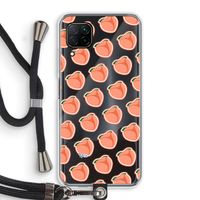 Just peachy: Huawei P40 Lite Transparant Hoesje met koord