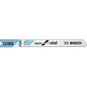 Bosch Accessories 2609256767 Decoupeerzaagblad HSS, U 18 G 2 stuk(s)