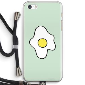 Spiegelei: iPhone 5 / 5S / SE Transparant Hoesje met koord
