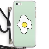 Spiegelei: iPhone 5 / 5S / SE Transparant Hoesje met koord Spiegelei: iPhone 5 / 5S / SE Transparant Hoesje met koord