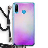 Clouds pastel: Huawei P30 Lite Transparant Hoesje met koord Clouds pastel: Huawei P30 Lite Transparant Hoesje met koord