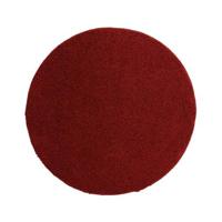 Tapeso Hoogpolig vloerkleed shaggy Trend effen rond - rood - 300 cm