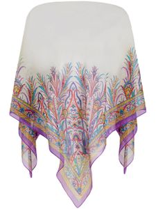 ETRO poncho à imprimé cachemire - Tons neutres