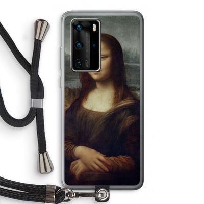 Mona Lisa: Huawei P40 Pro Transparant Hoesje met koord