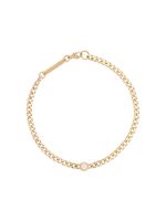 Zoë Chicco bracelet chaîne en or 14ct à détail de diamant