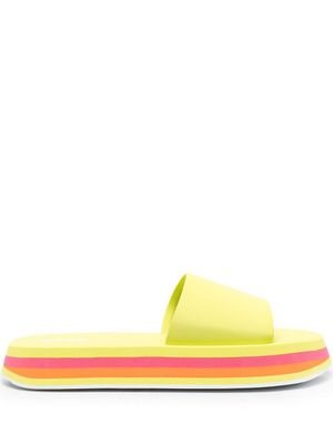 MSGM claquettes à semelle épaisse - Vert