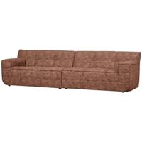 WOOOD Timor 4-Zits Bank - Polyester - Brick Melange - 81x297x92