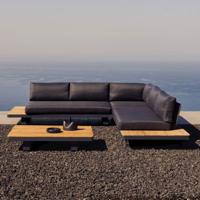 Kave Home 5-zits Loungeset 'Tosqueta' Teakhout
