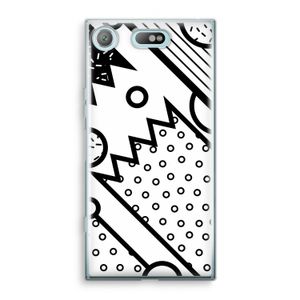 Pop Art #4: Sony Xperia XZ1 Compact Transparant Hoesje