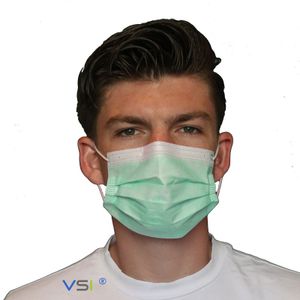 Mondkapje - Mondmasker - Hygiëne masker groen 50st