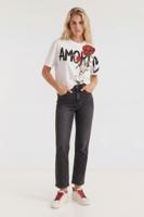 Straight fit enkeljeans - BLUE - 40