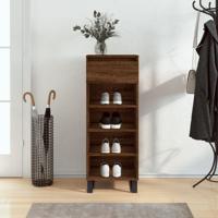 VidaXL Schoenenkast 40x36x105 cm bewerkt hout bruin eikenkleur