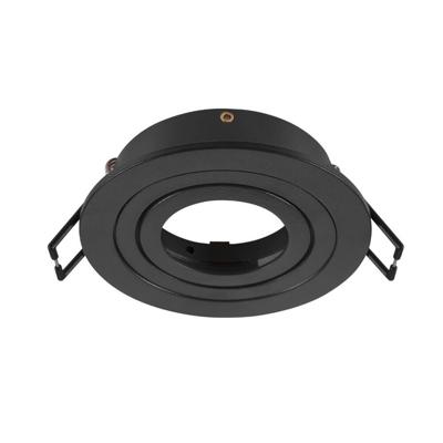 SLV InbouwringNew Tria 75 rond zwart - zonder fitting - 1007343