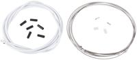 CONTEC remkabelset "stop+" ct brake cable set stop+ steel fr+rear compl white