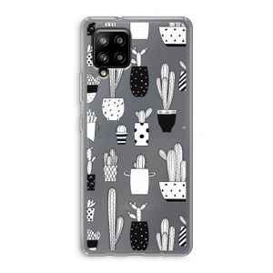 Cactusmotief: Samsung Galaxy A42 5G Transparant Hoesje