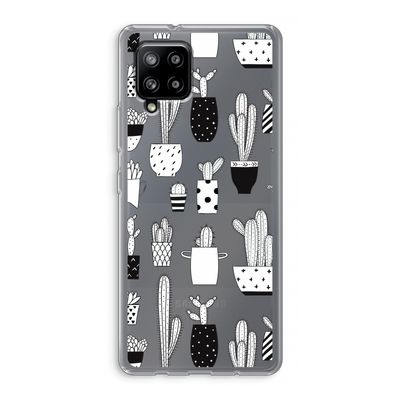 Cactusmotief: Samsung Galaxy A42 5G Transparant Hoesje