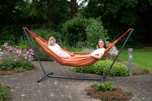 Hangmatset 2 Persoons Easy & Chill Happy - Colombiaanse - Oranje - 150 kg - Tropilex