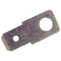 Intercable 181918 Platte stekker (male) Vertint Insteekbreedte: 6.3 mm Insteekdikte: 0.8 mm Ongeïsoleerd 1 stuk(s)