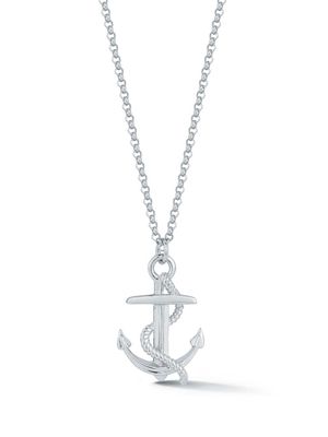 Mateo collier à pendentif ancre - Argent